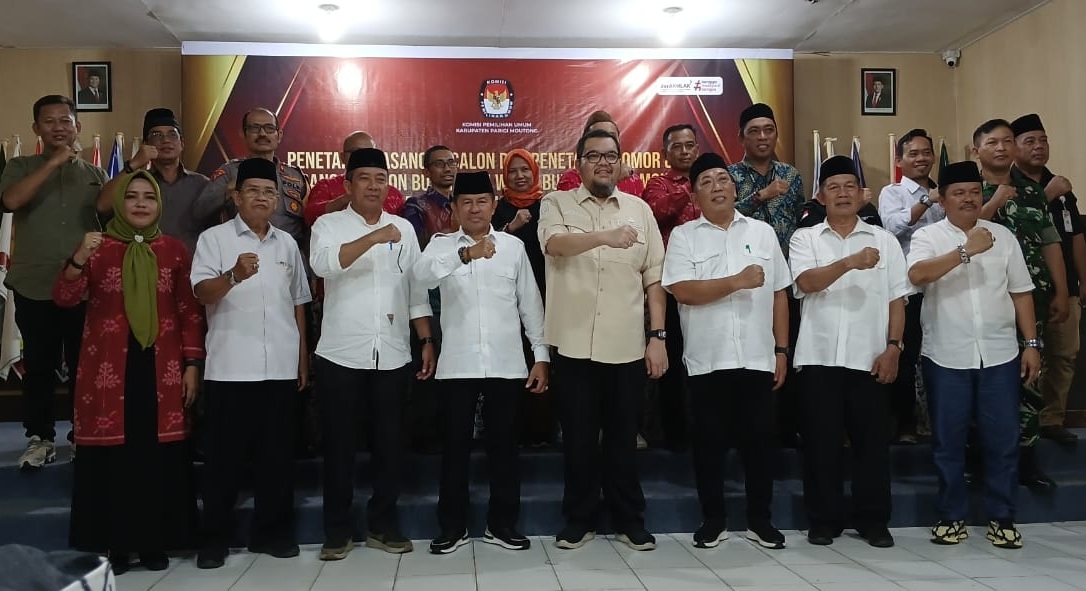 KPU Tetapkan Empat Paslon Berkontestasi di PSU Pilkada Parimo, Nomor Urut Tetap Sama