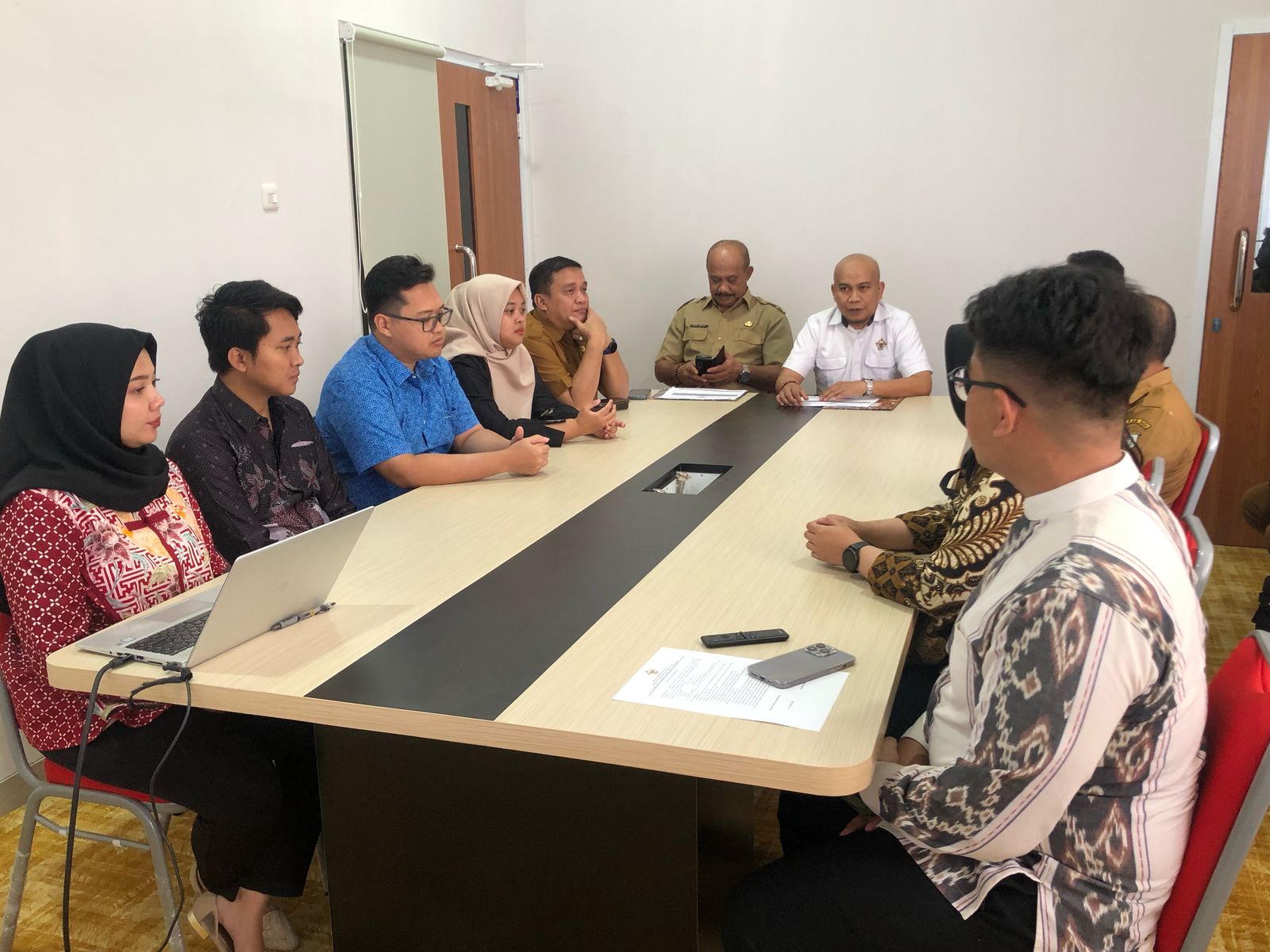 Sekda Nuim Hayat Hadiri Entry Meeting BPK Sulteng