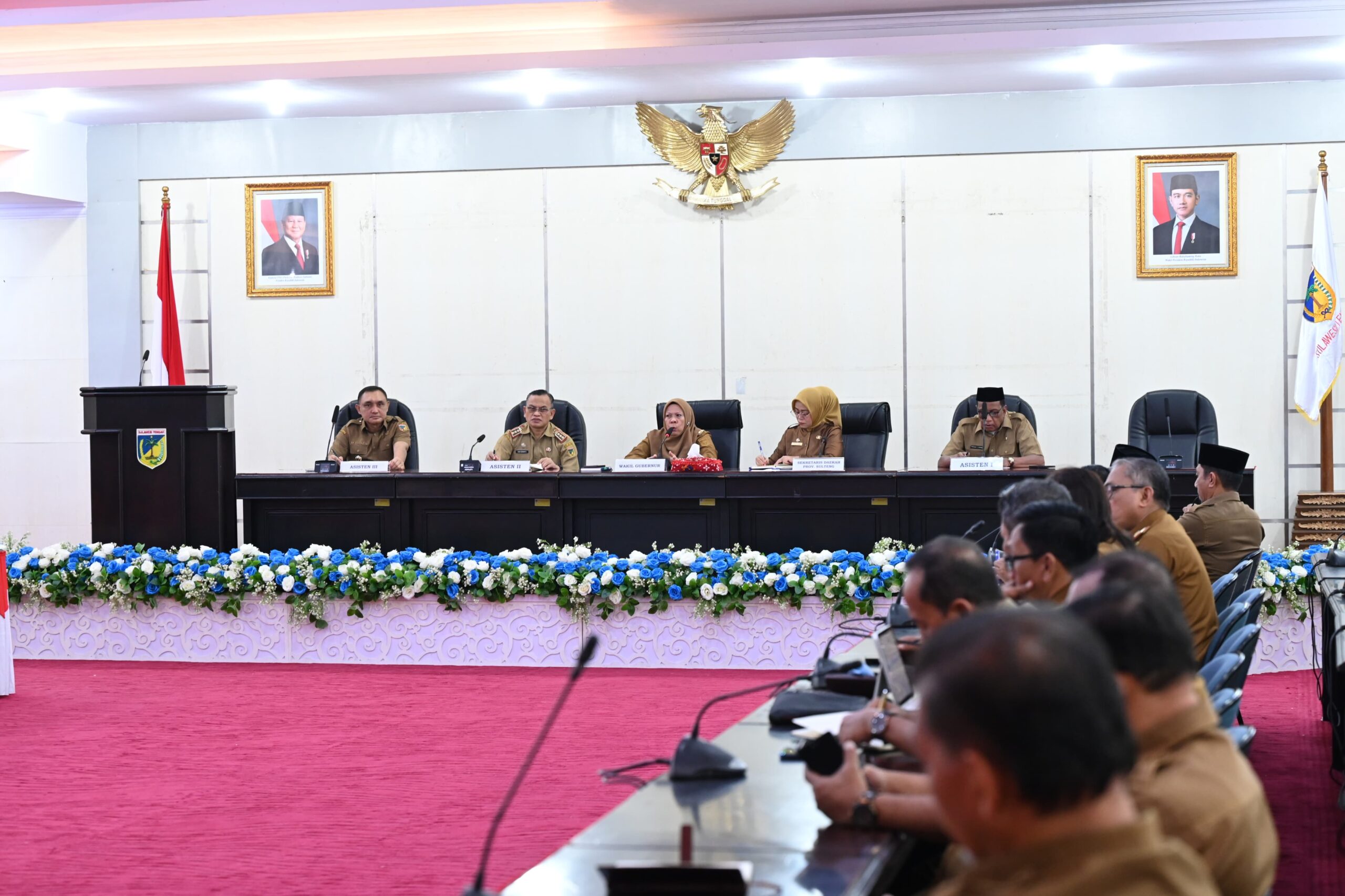Wagub Sulteng Pimpin Rakor Jelang 100 Hari Kerja