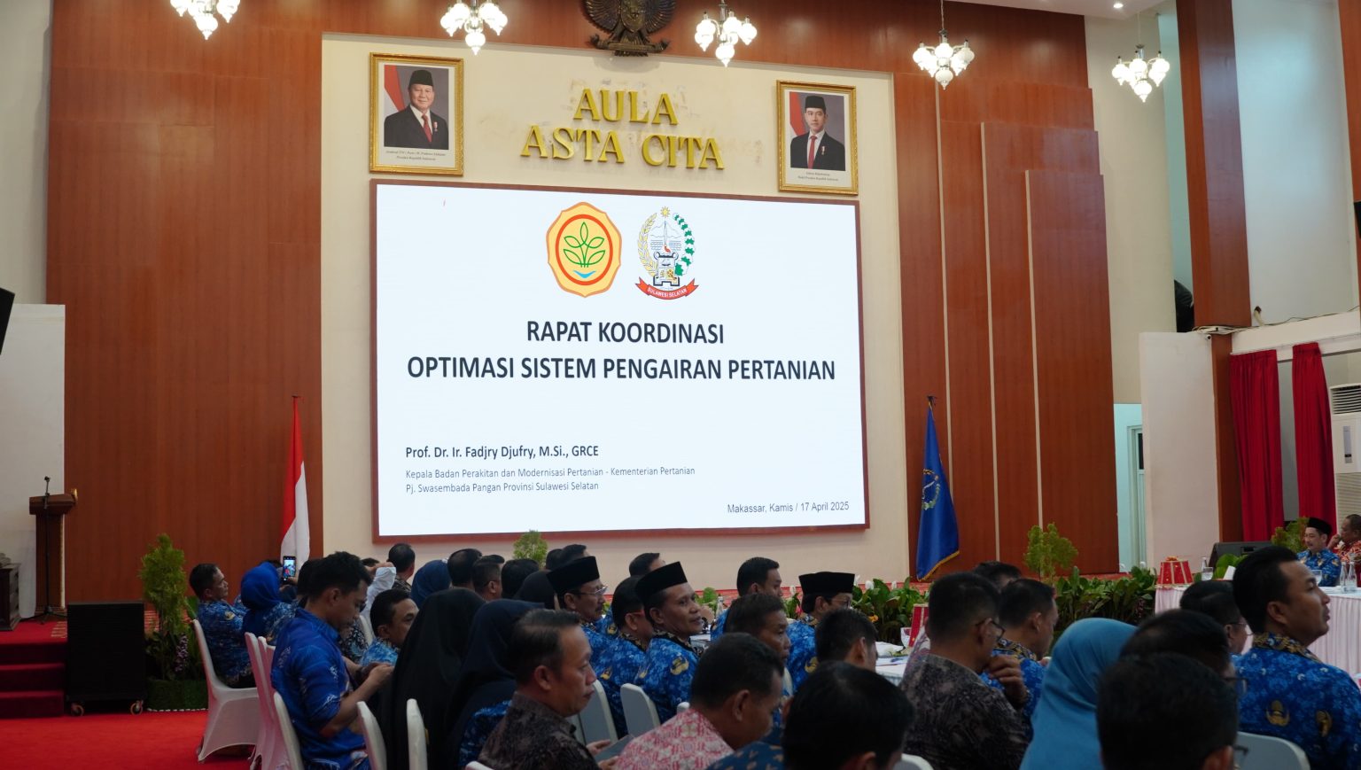 Pemprov Sulsel dan Pemkot Makassar Rapat Bersama, Bahas Swasembada Pangan