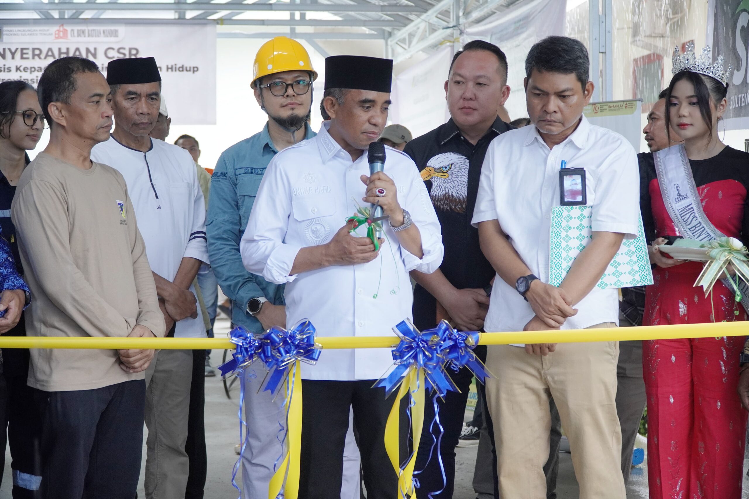 Gubernur Anwar Hafid Resmikan Sulteng Recycle Center