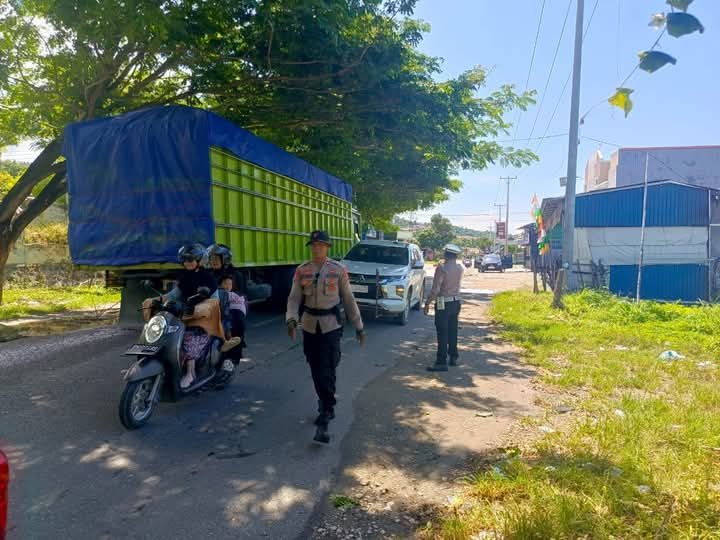 Arus Mudik Lebaran, Satlantas Polres Banggai Gelar Penling di Terminal Biak