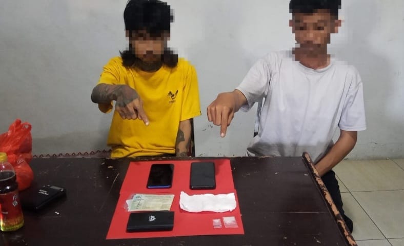 Dua Pemuda di Parigi Utara Ditangkap Polisi Lantaran Kedapatan Bawa Sabu