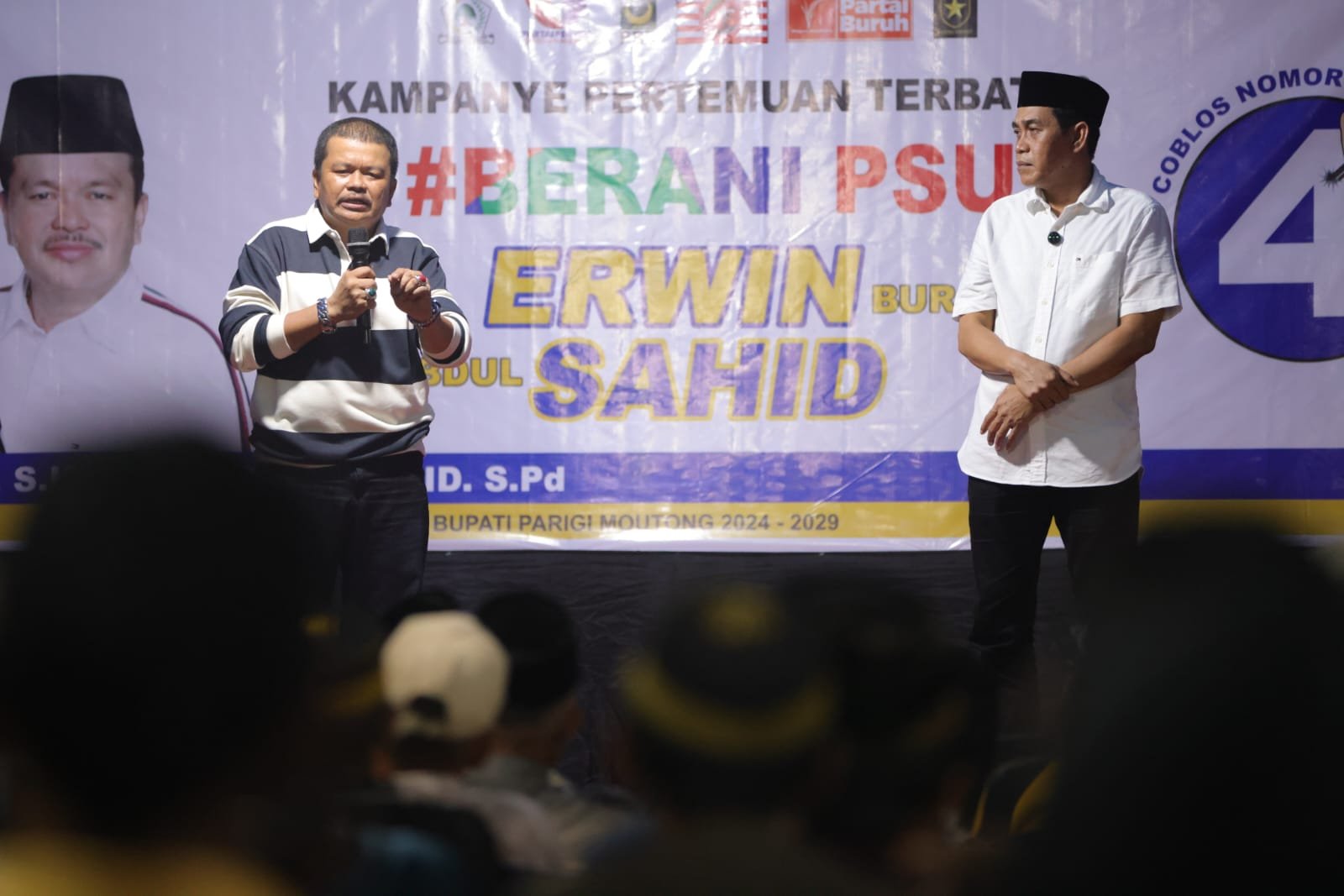 PSU Pilkada Parimo, Erwin Burase: Proses Tertunda dan Memberikan Hikmah