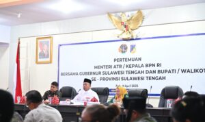 Menteri ATR/BPN Kunker ke Sulteng, Sinergitas untuk Keadilan Agraria