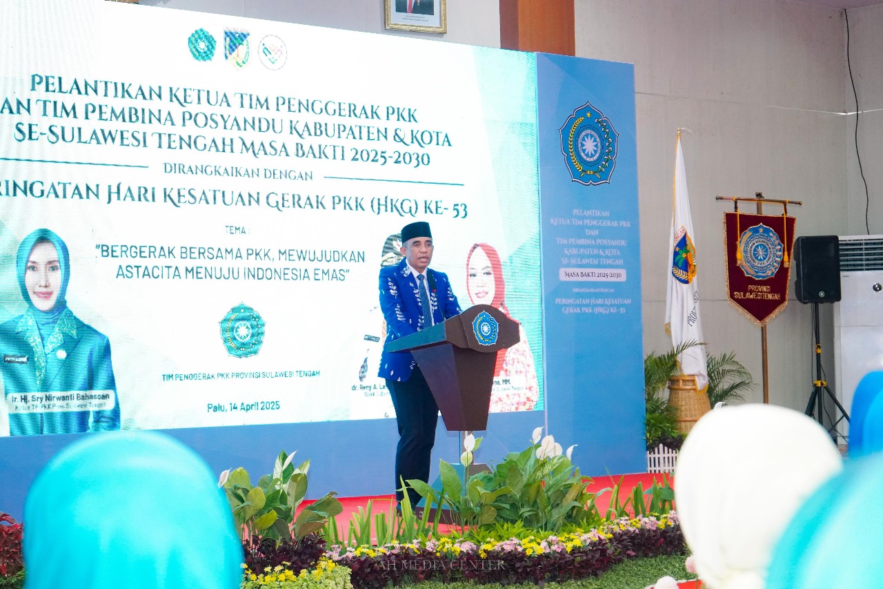 Gubernur Sulteng: TP PPK Lahir dari Kepedulian dan Berkembang Jadi Kekuatan Sosial