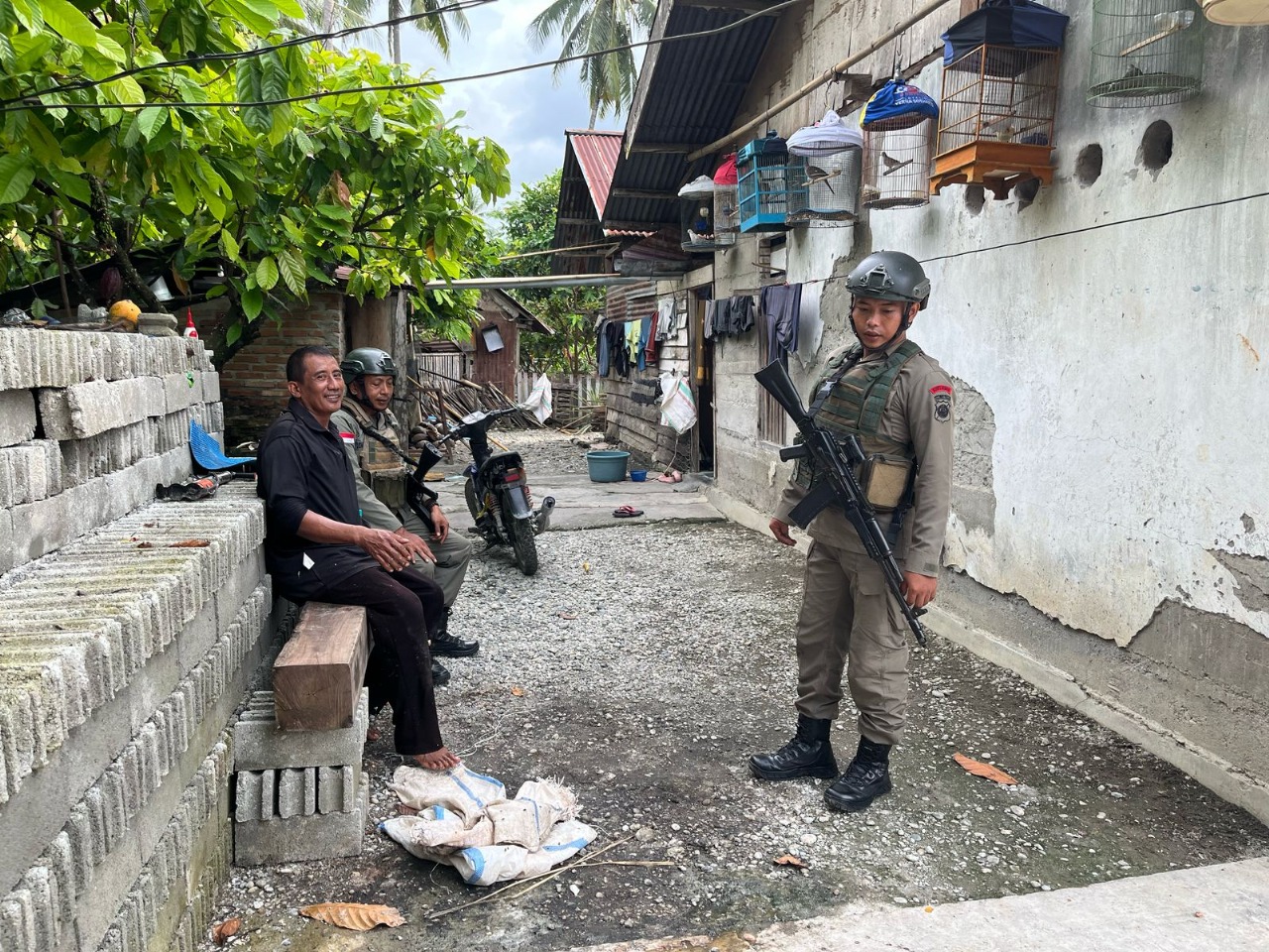 Jelang Perayaan Paskah, Satgas Madago Raya Intensif Patroli Kamtibmas di Poso