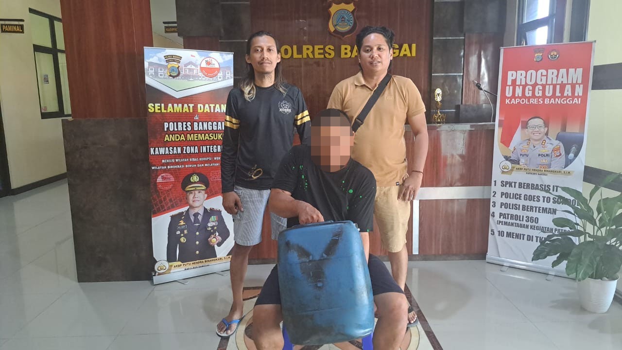 Polres Banggai Tangkap Pelaku Pencurian Solar di Luwuk