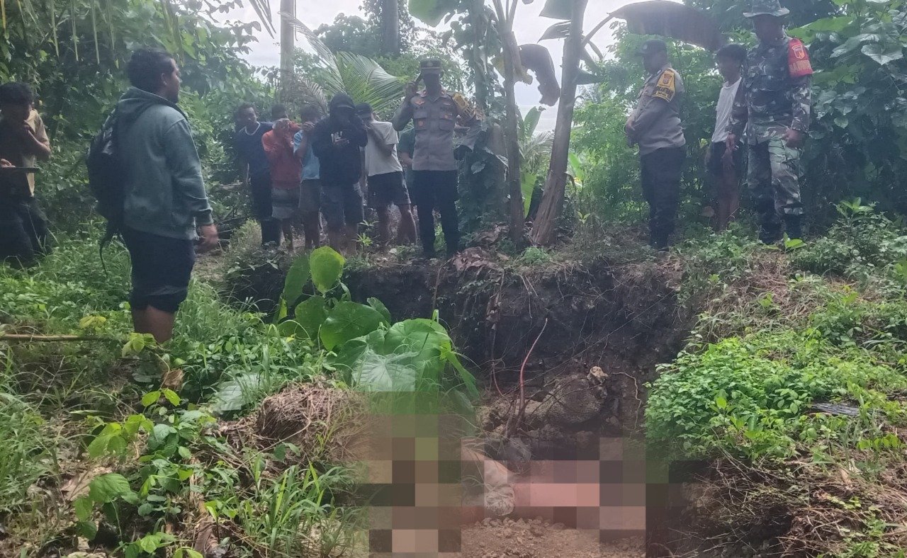 Warga Touna Dihebohkan Penemuan Mayat Pria Tanpa Identitas