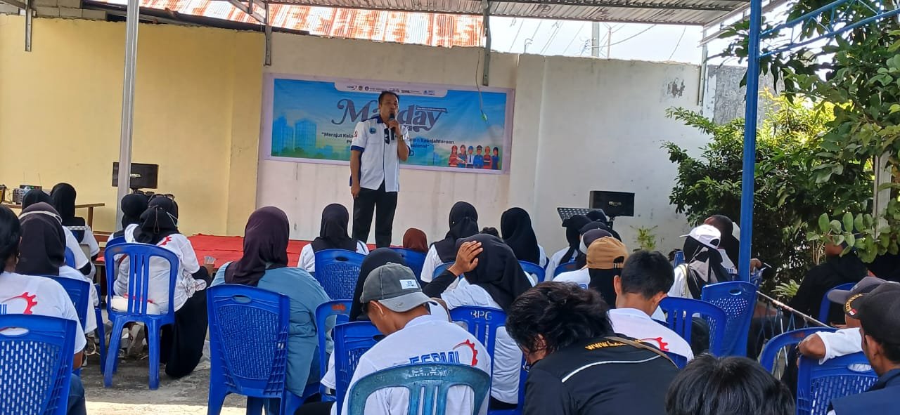 Buruh di Parimo Peringati May Day, Dorong Upah Layak dan Tolak Outsourcing