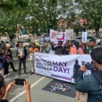 Aksi Unjuk Rasa KRJ-ST: Kebebasan Pers Terancam, Jurnalis Melawan