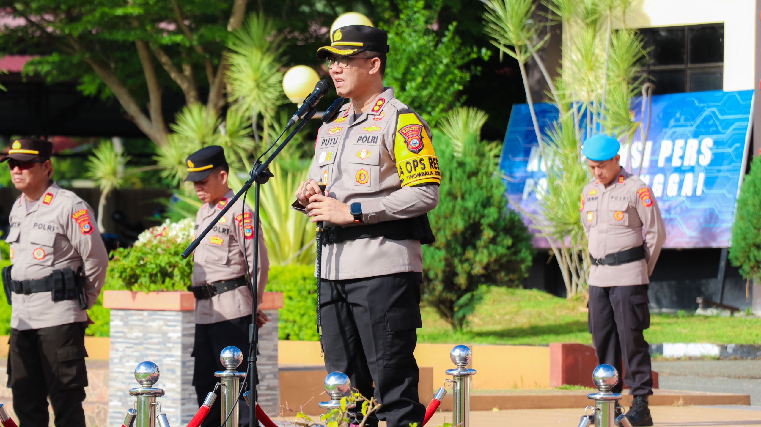 Jelang Sidang PHP, Kapolres Banggai Imbau Jaga Kamtibmas dan Terima Putusan MK