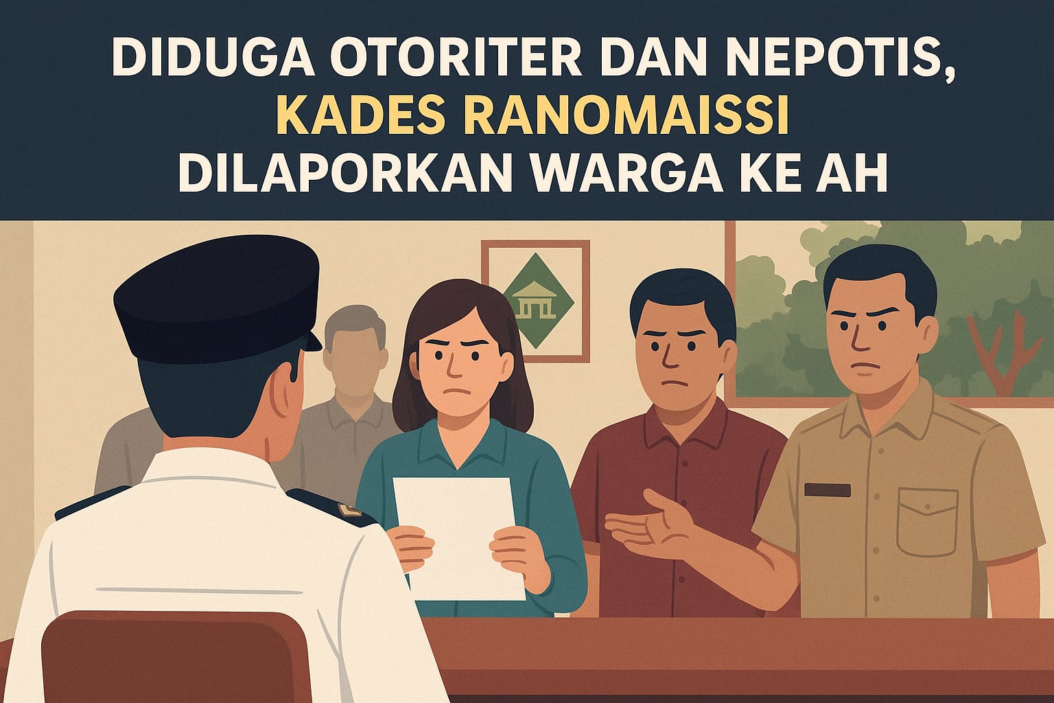 Dilaporkan ke APH, Kades Bambalemo Ranomaisi Diduga Otoriter dan Nepotis