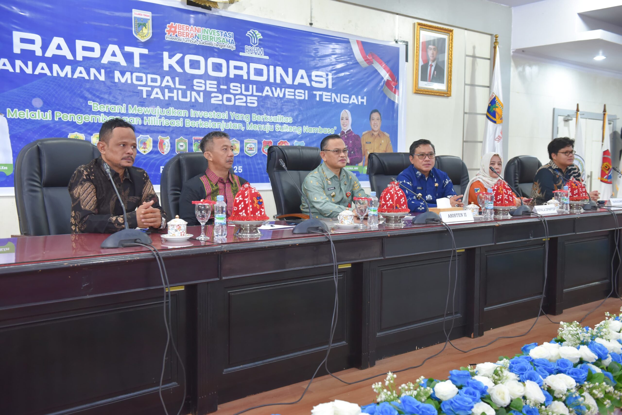 Pemprov Sulteng Gelar Rakor Penanaman Modal dan Pelayanan Terpadu Satu Pintu