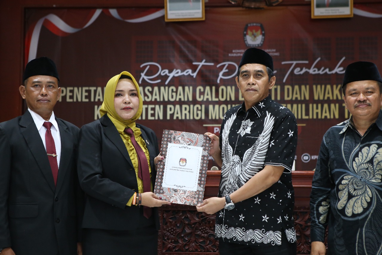 Ditetapkan Bupati Terpilih, Erwin Sampaikan Terima Kasih Kepada Masyarakat Parimo