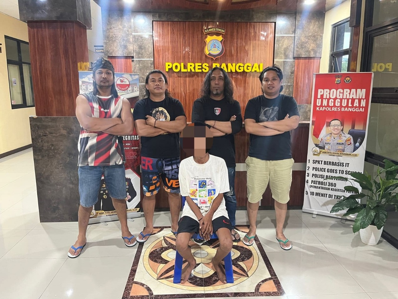 Polres Banggai Tangkap Pelaku Pencurian di Butik Maahas