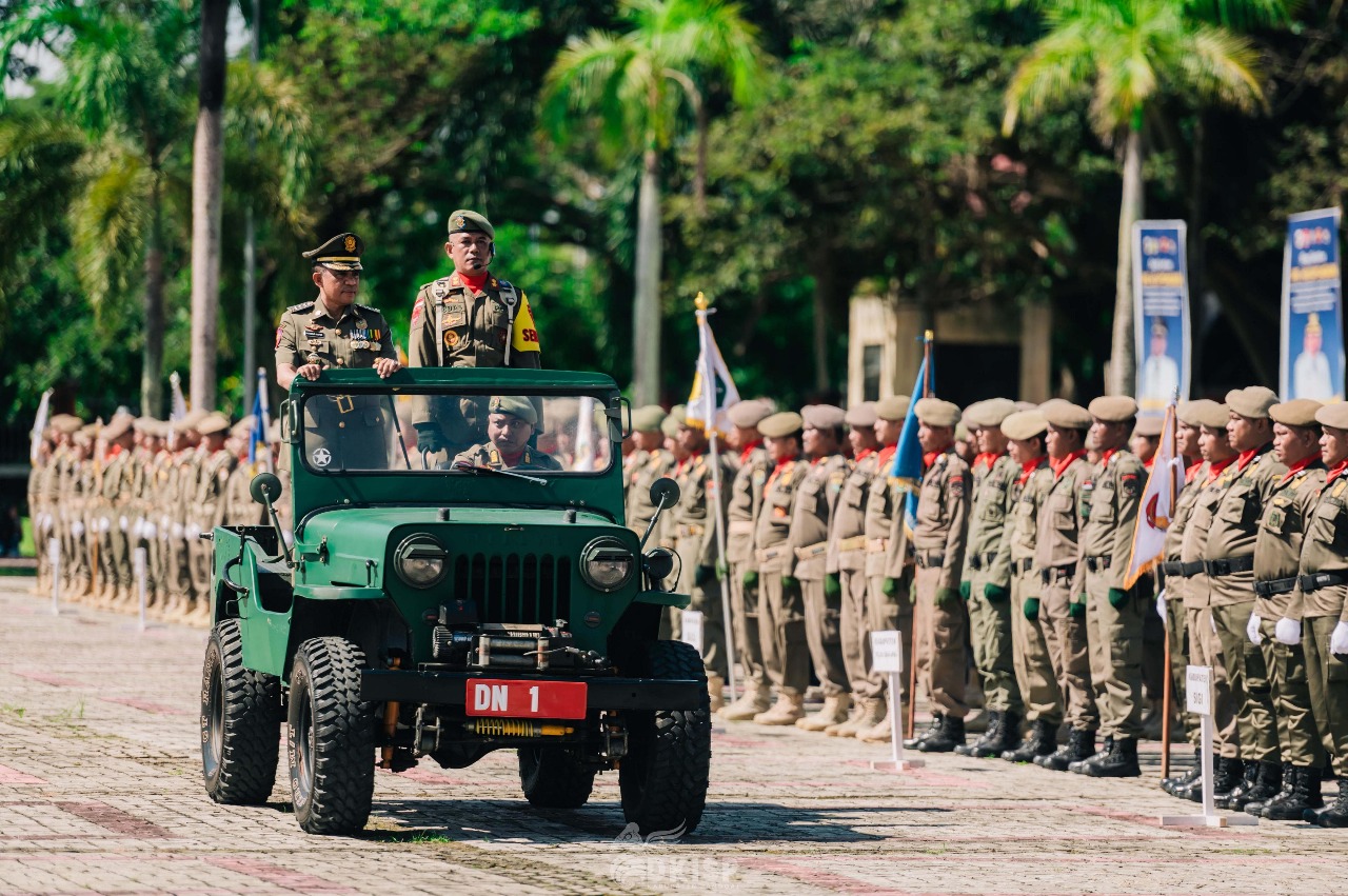 Gubernur Sulteng Pimpin Apel Kesiapsiagaan Damkar, Satpol PP dan Linmas di Parimo