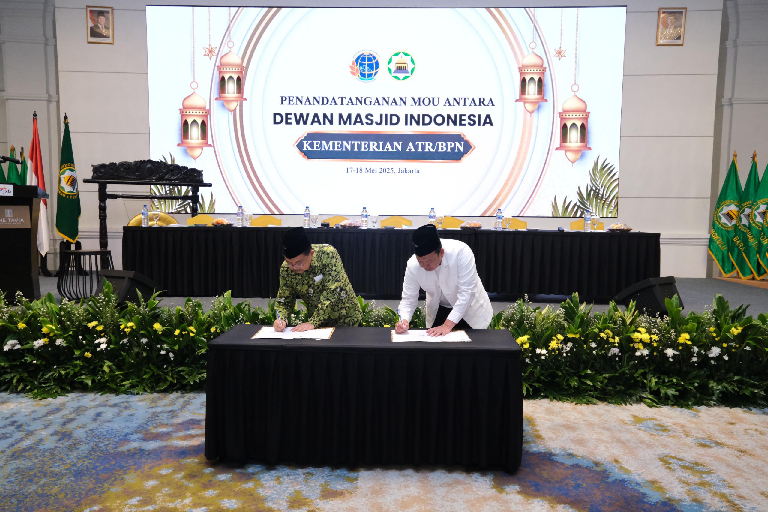 Menteri Nusron Berkomitmen Tuntaskan Sertifikat Tanah Wakaf dalam Lima Tahun