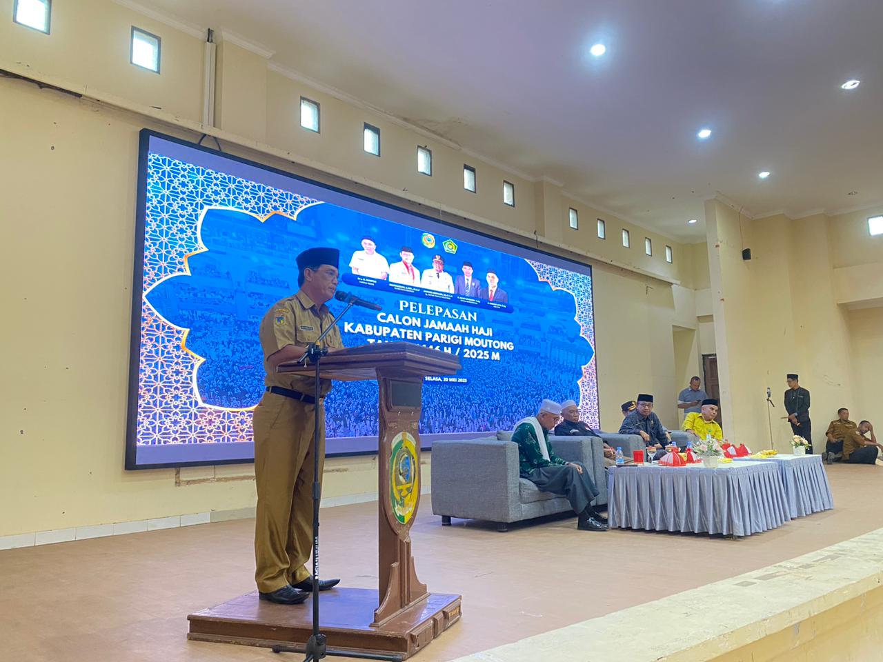 Pemda Parimo Lepas Keberangkatan 197 JCH ke Tanah Suci