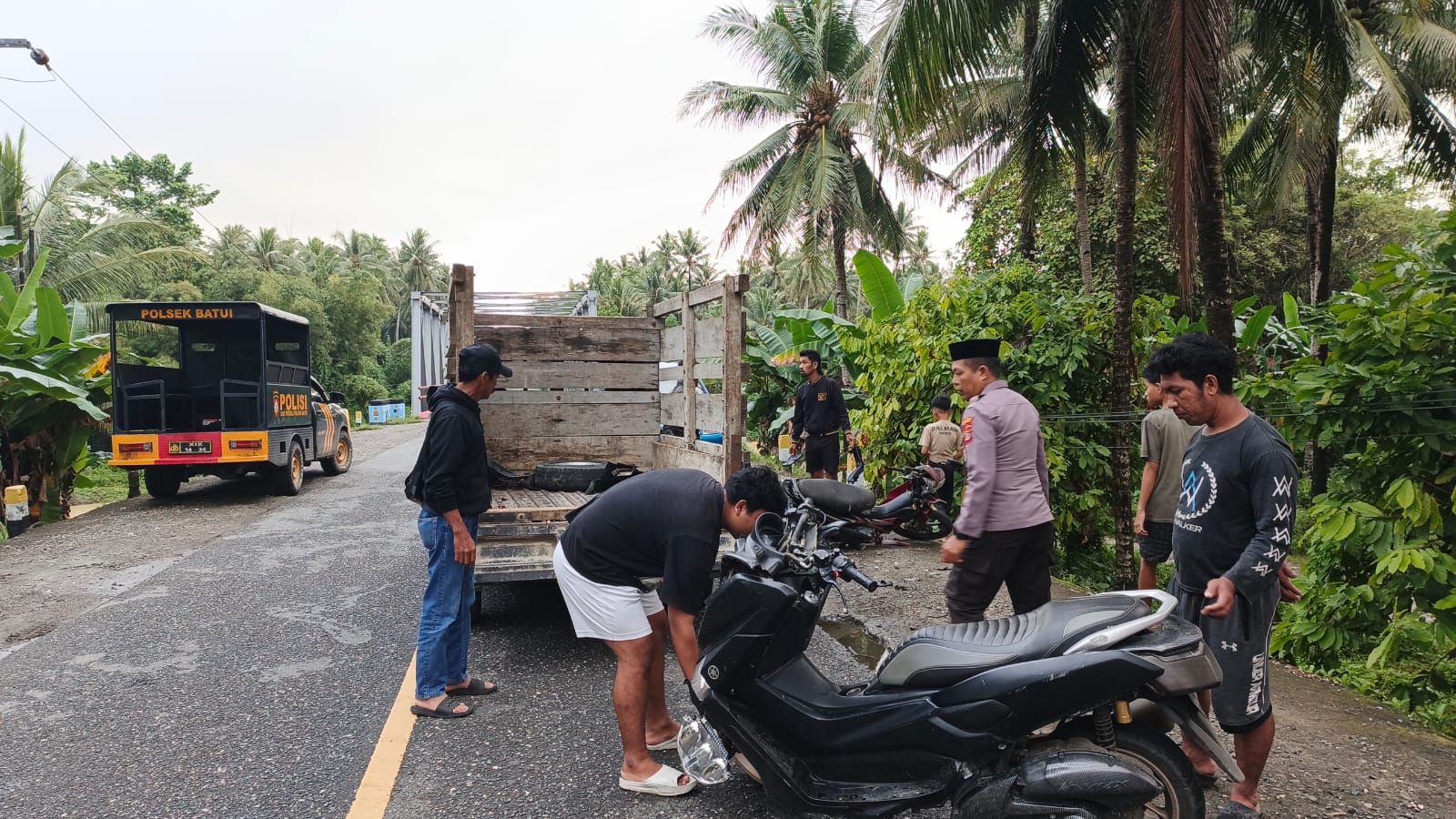 Kecelakaan di Batui Banggai, Polisi Ingatkan Bahaya Miras saat Berkendara