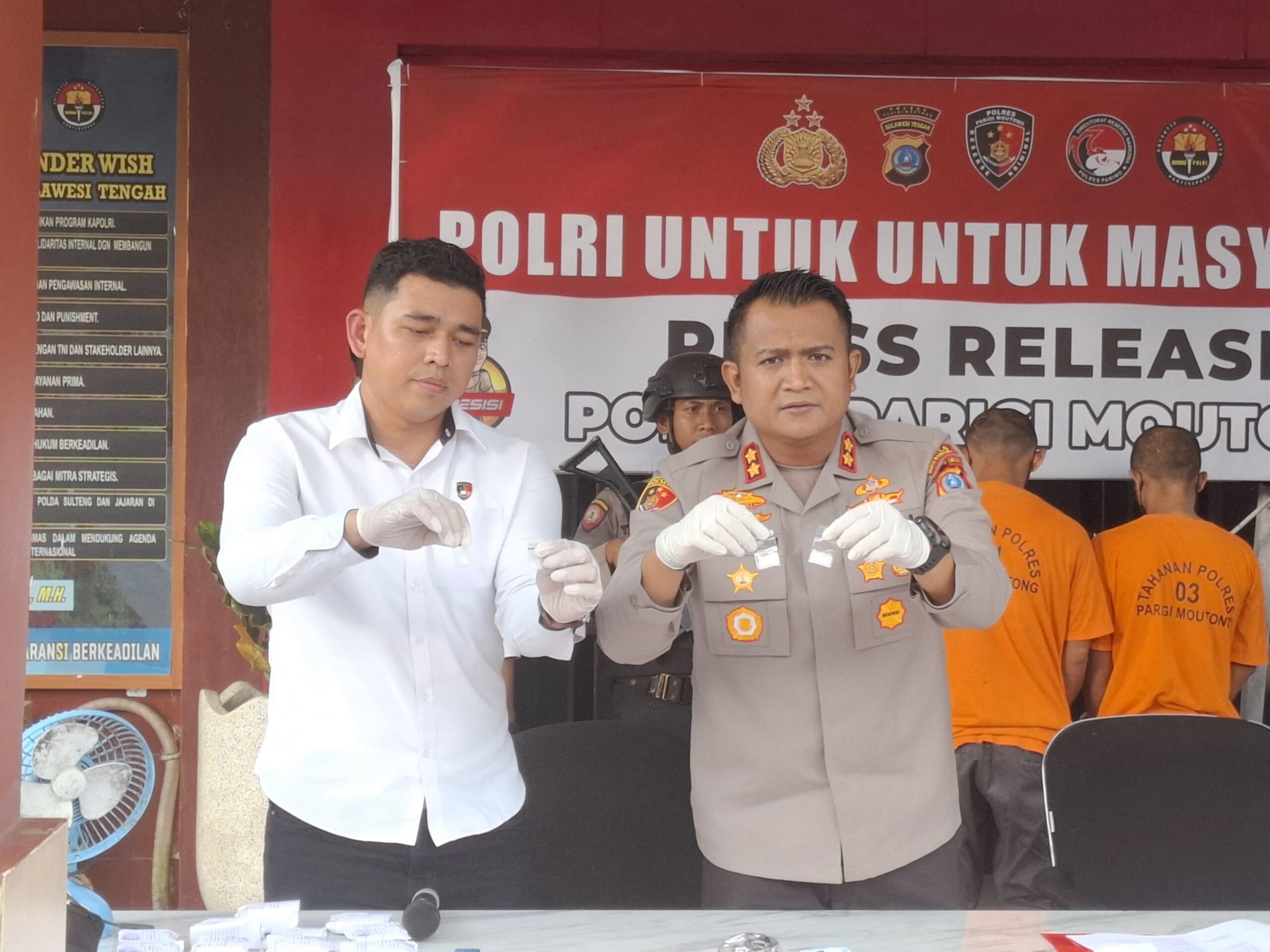 Polres Parimo Ungkap 31 Kasus Narkoba, Satu DPO Diburu