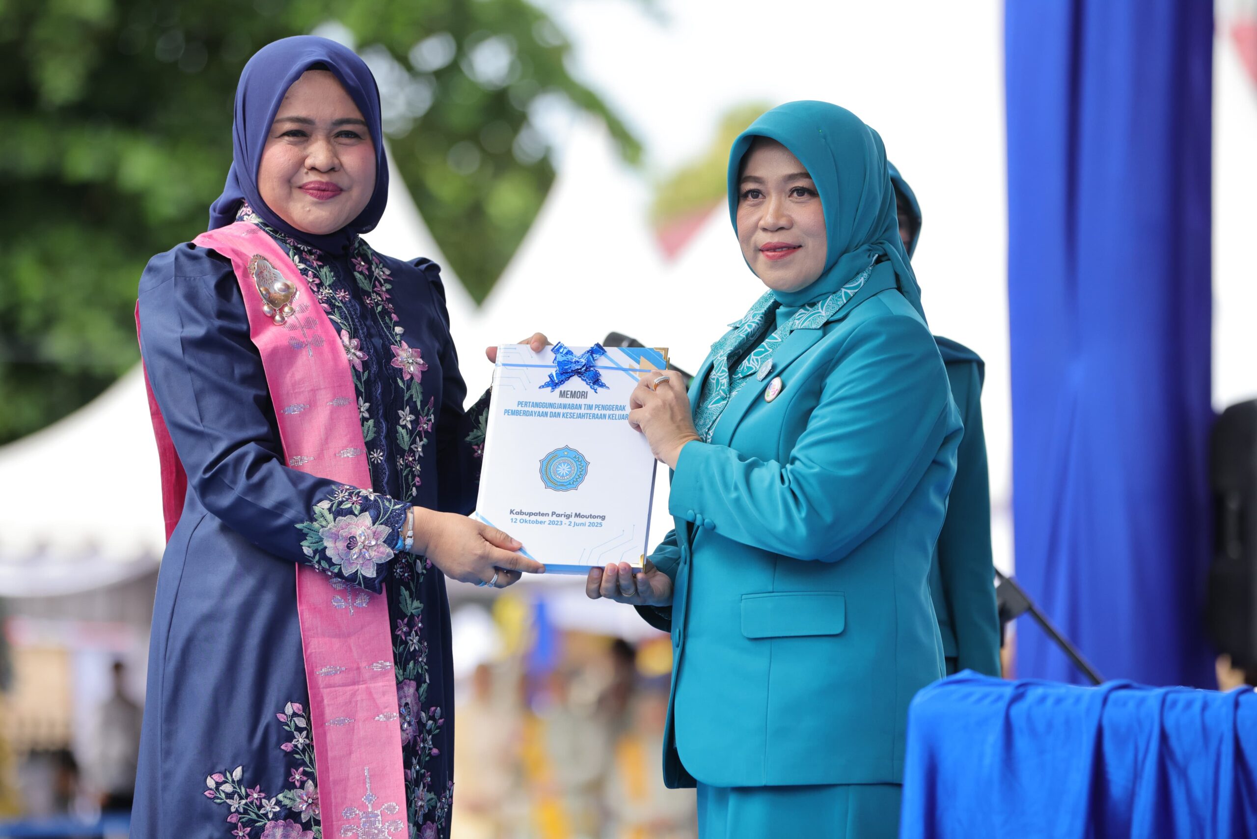 Hestiwati Nangga Resmi Jabat Ketua TP-PKK dan Pembina Posyandu Parimo