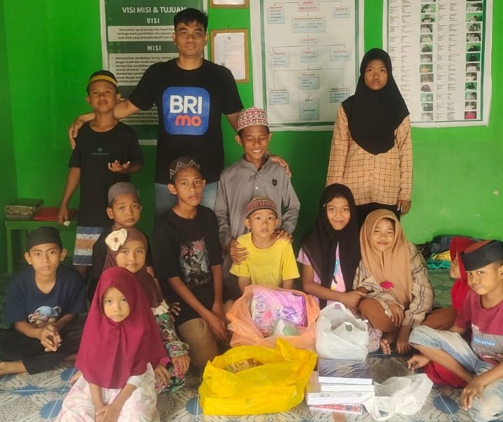 BRI Muslim Berbagi, Salurkan Bantuan ke Panti Asuhan di Parimo