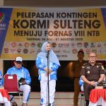 Wagub Sulteng Lepas 396 Pegiat Olahraga Masyarakat ke FORNAS VIII