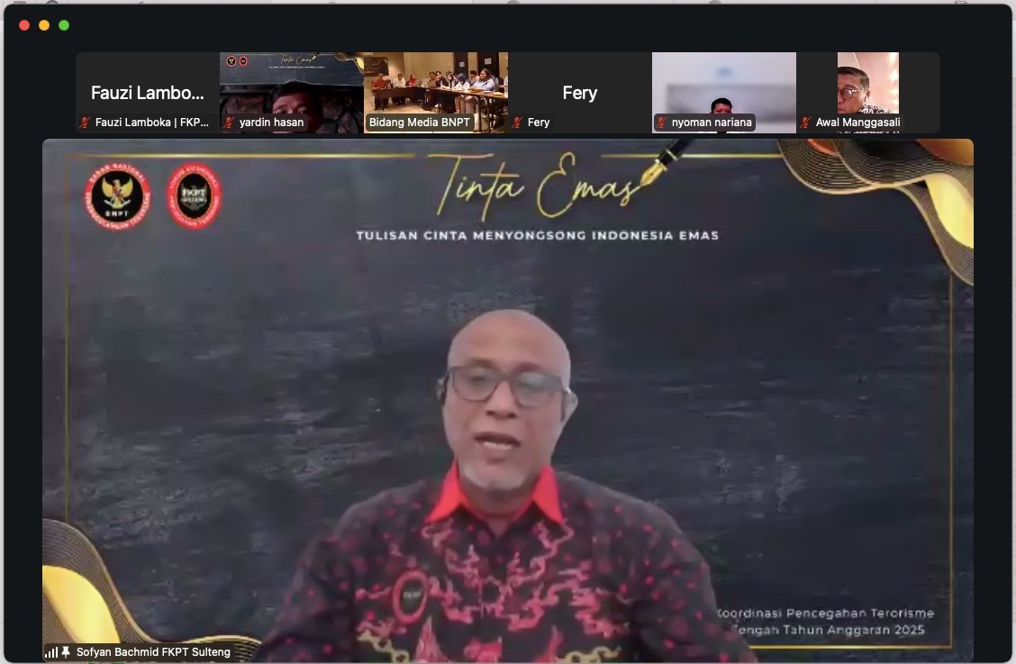 Cegah Radikalisme Lewat Literasi, FKPT Sulteng Gaungkan Narasi Damai