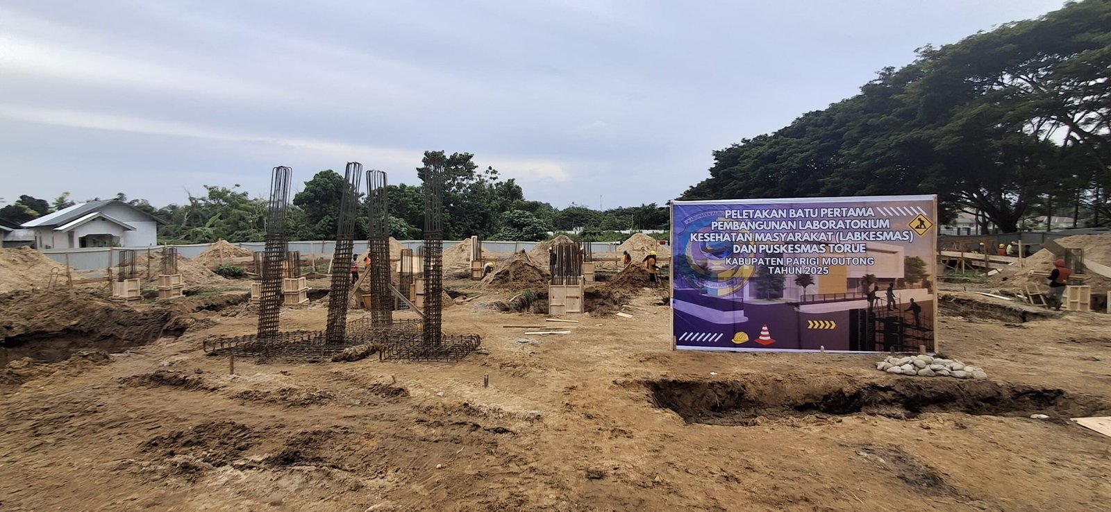 Dua Proyek Faskes Puluhan Miliar Mulai Dibangun di Parimo