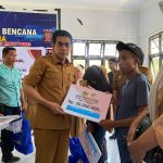 Bupati Parimo Salurkan Santunan Duka untuk Keluarga Korban Longsor di Tirtanagaya