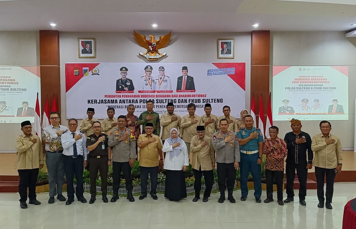 Polda Sulteng dan FKUB Latih Penguatan Moderasi Beragama