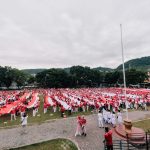 Kirab Merah Putih Sepanjang 1 KM Warnai Peringatan HUT ke-80 RI di Banggai