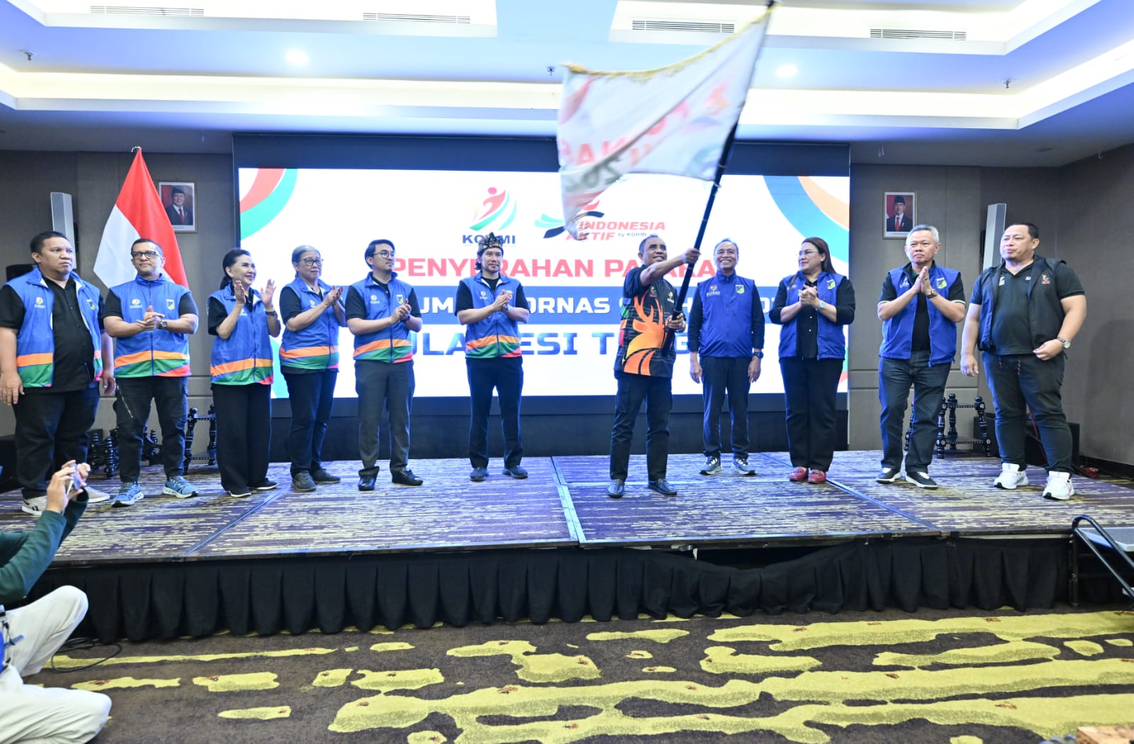 Sulteng Terima Pataka KORMI, Resmi Jadi Tuan Rumah FORNAS IX-2027