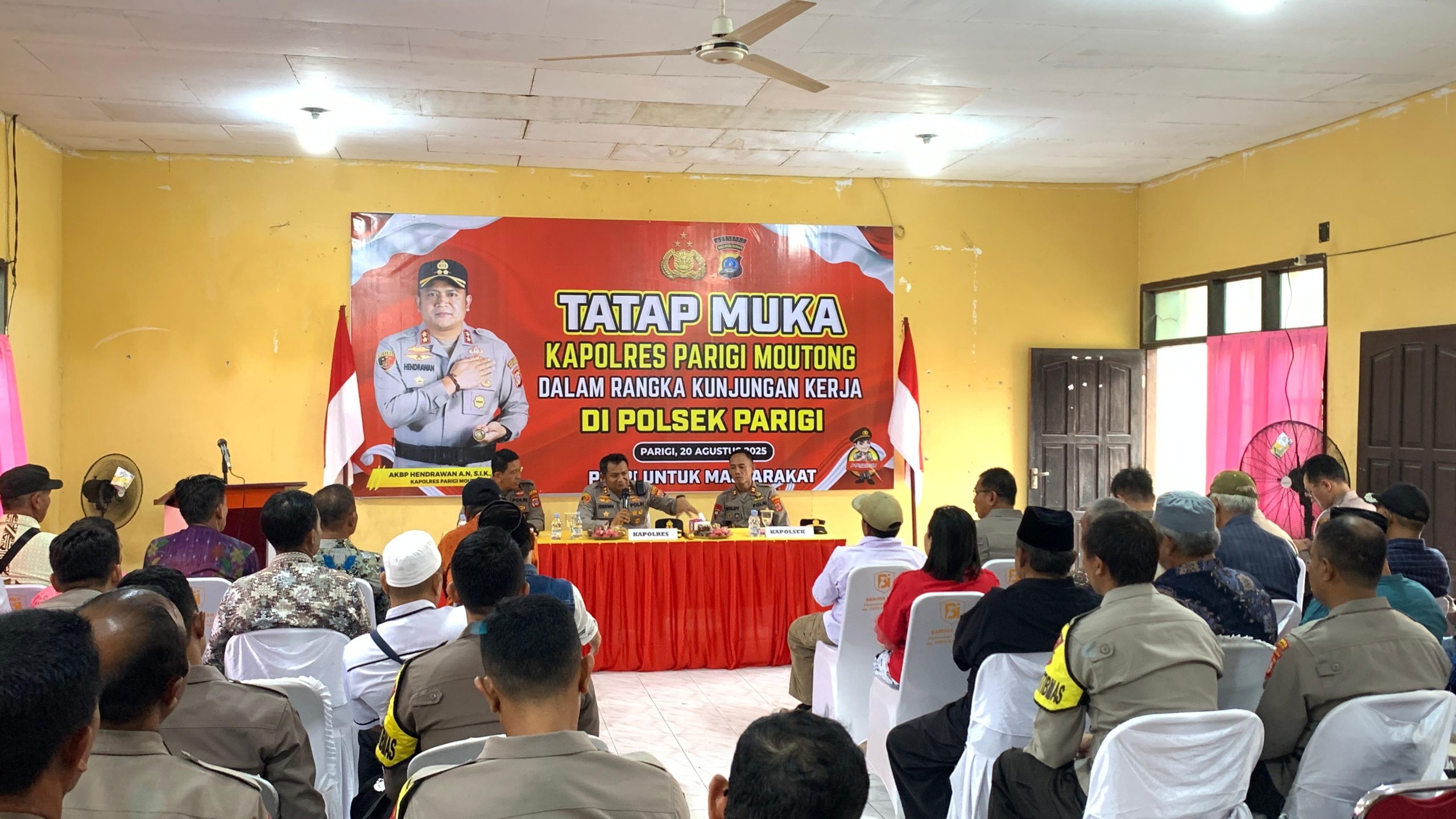 Polres Parimo Ajak Tokoh Masyarakat Bersinergi Atasi Keterbatasan Personel