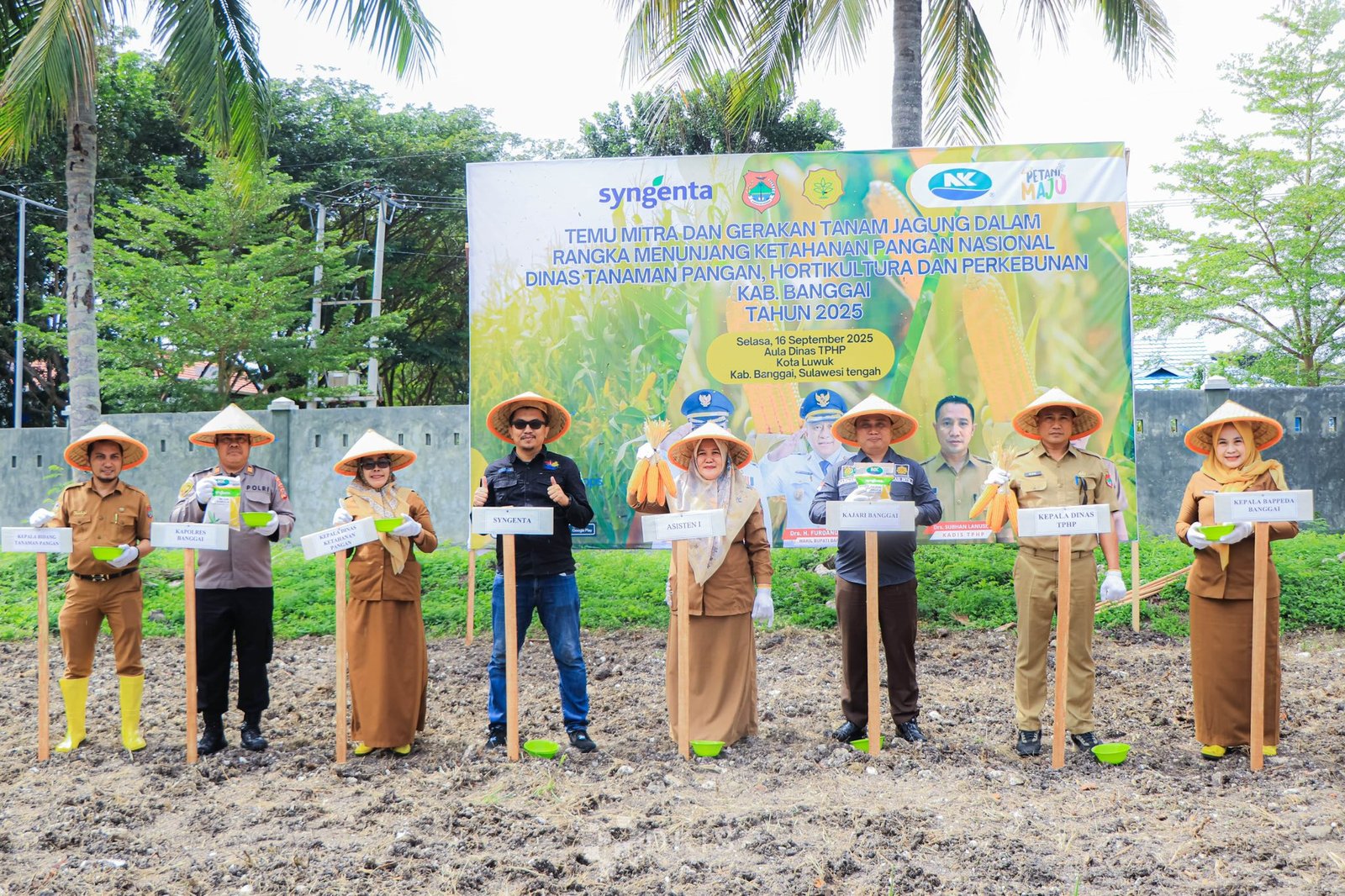 Gerakan Tanam Jagung Banggai Perkuat Kemitraan Petani dan Swasta