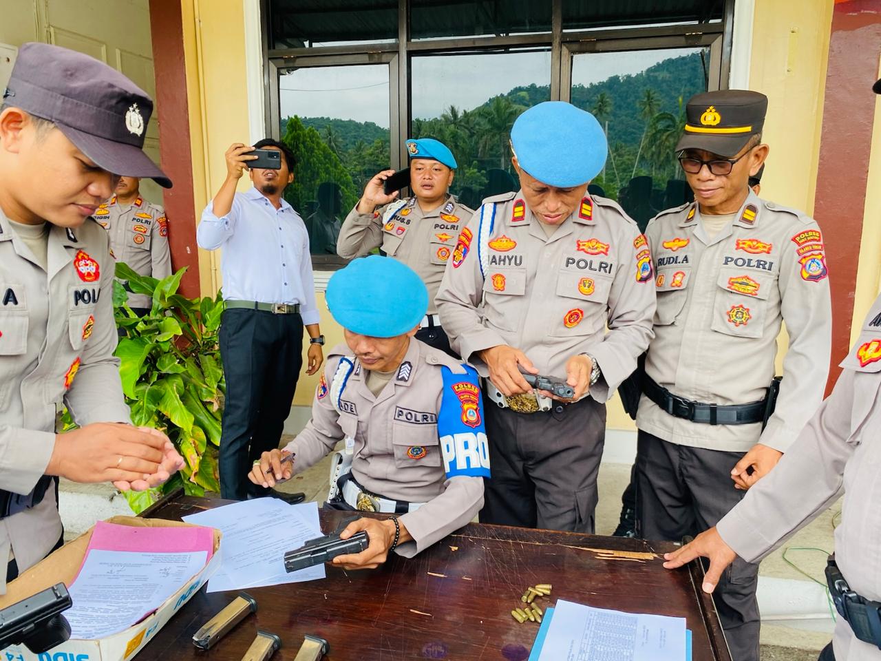 Propam Polres Parimo Perketat Disiplin Personel Lewat Wasdal Senpi