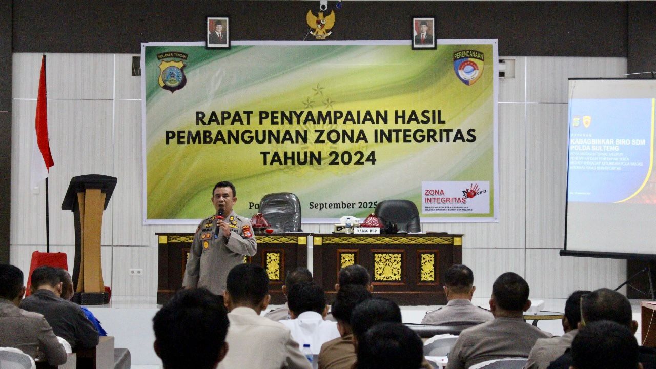 Satbrimob Raih WBK, Polda Sulteng Catat Sejarah di Evaluasi Zona Integritas