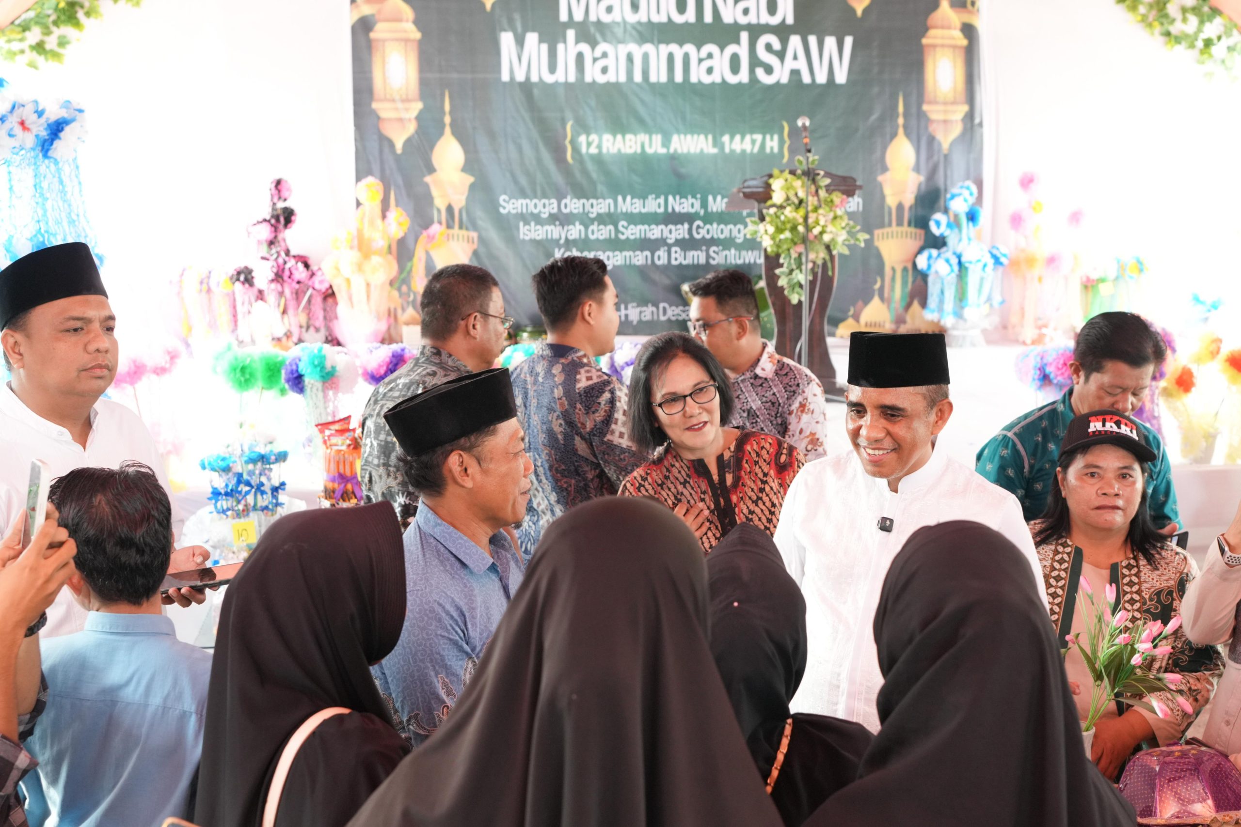 Gubernur Sulteng Tegaskan Program 9 BERANI dalam Momentum Maulid Nabi di Poso