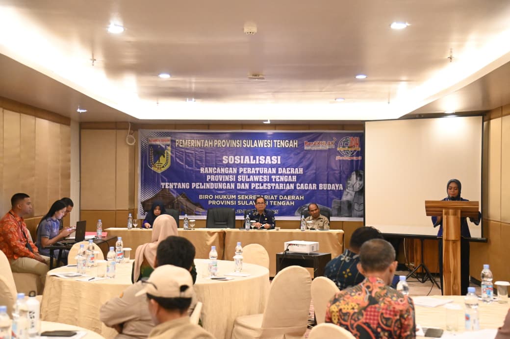 Seriusi Ranperda, Sekprov Sulteng Tekankan Efektivitas Pelestarian Cagar Budaya
