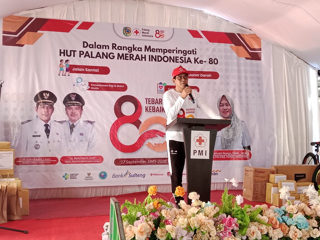 Menebar Kebaikan, Bupati Parimo Ajak Warga Jadikan Kepedulian sebagai Gaya Hidup
