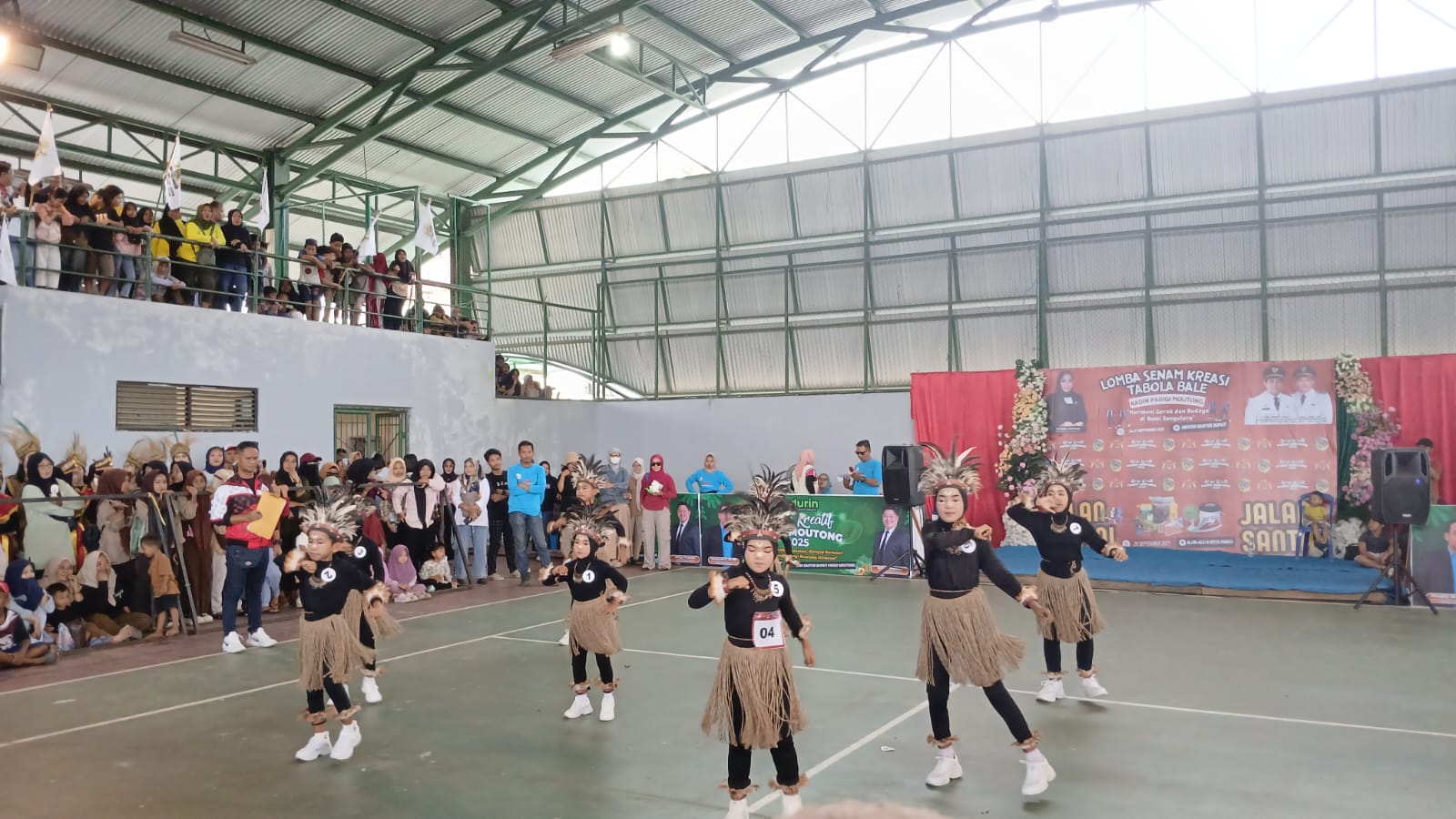 Lomba Senam Kreasi Tabola Bale Kadin Parimo Disambut Antusias