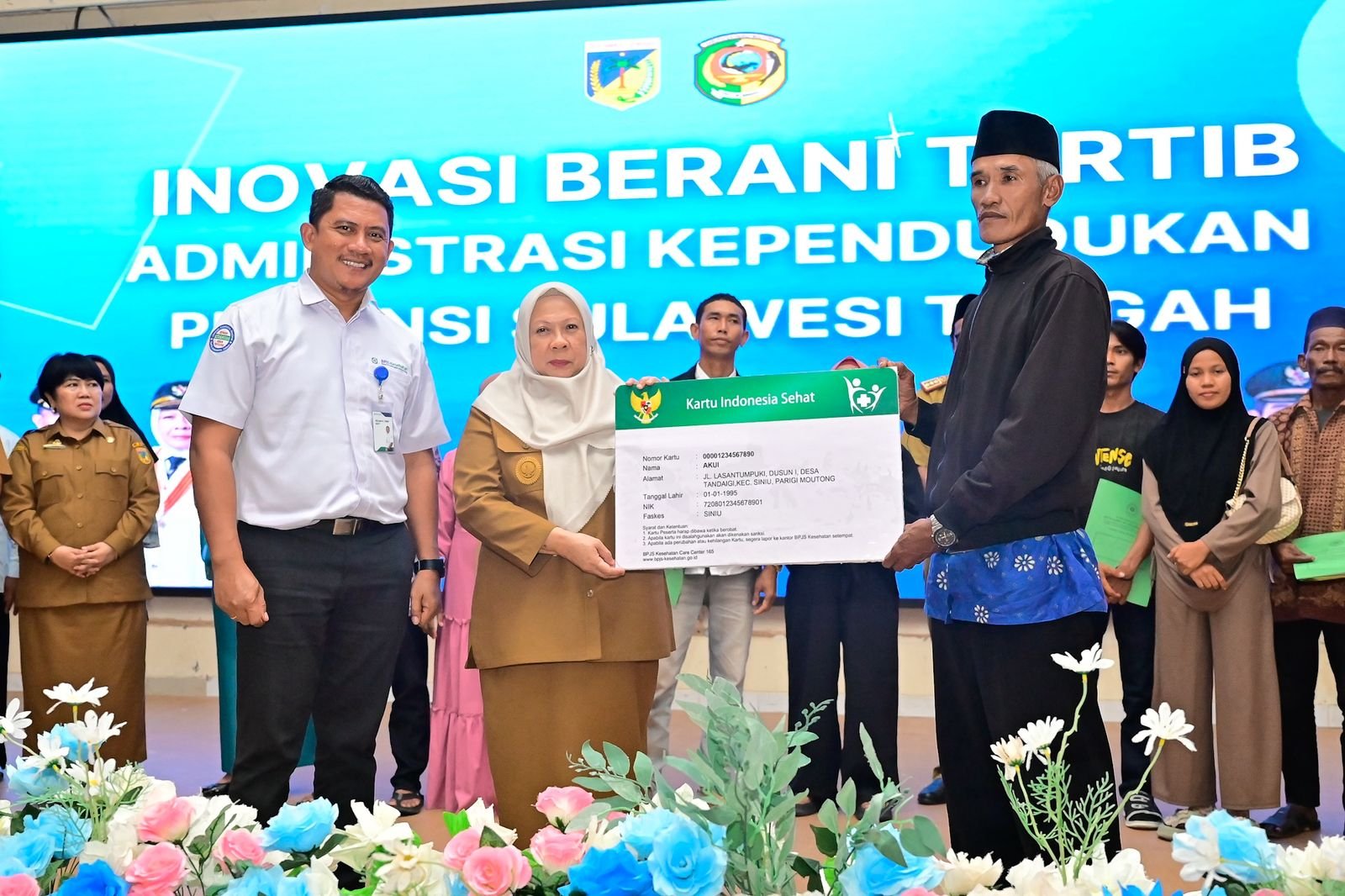 Wagub Reny Launching Program BERANI Tertib Administrasi Kependudukan di Parimo