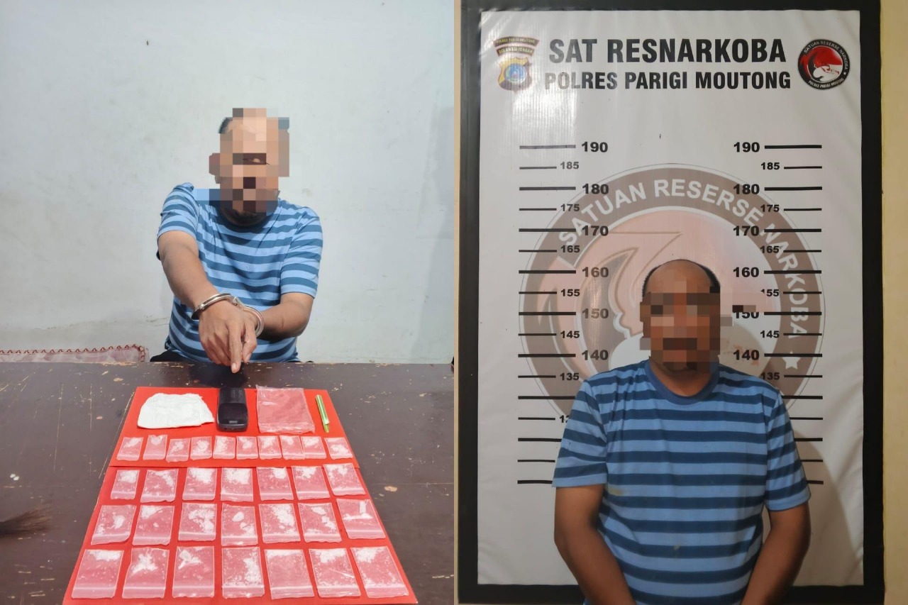 Pengedar Sabu 31 Paket di Parimo Terancam Hukuman Berat