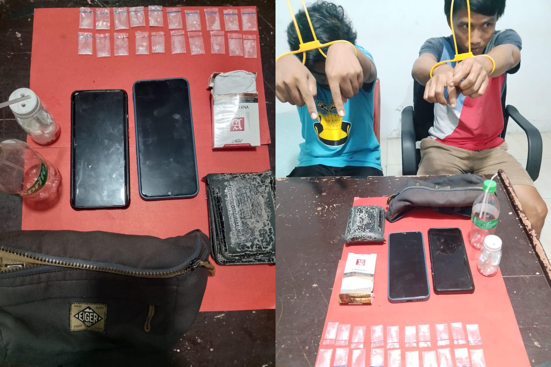 Polres Parimo Ringkus Dua Pengedar Sabu di Masigi, Amankan 20 Paket Siap Edar