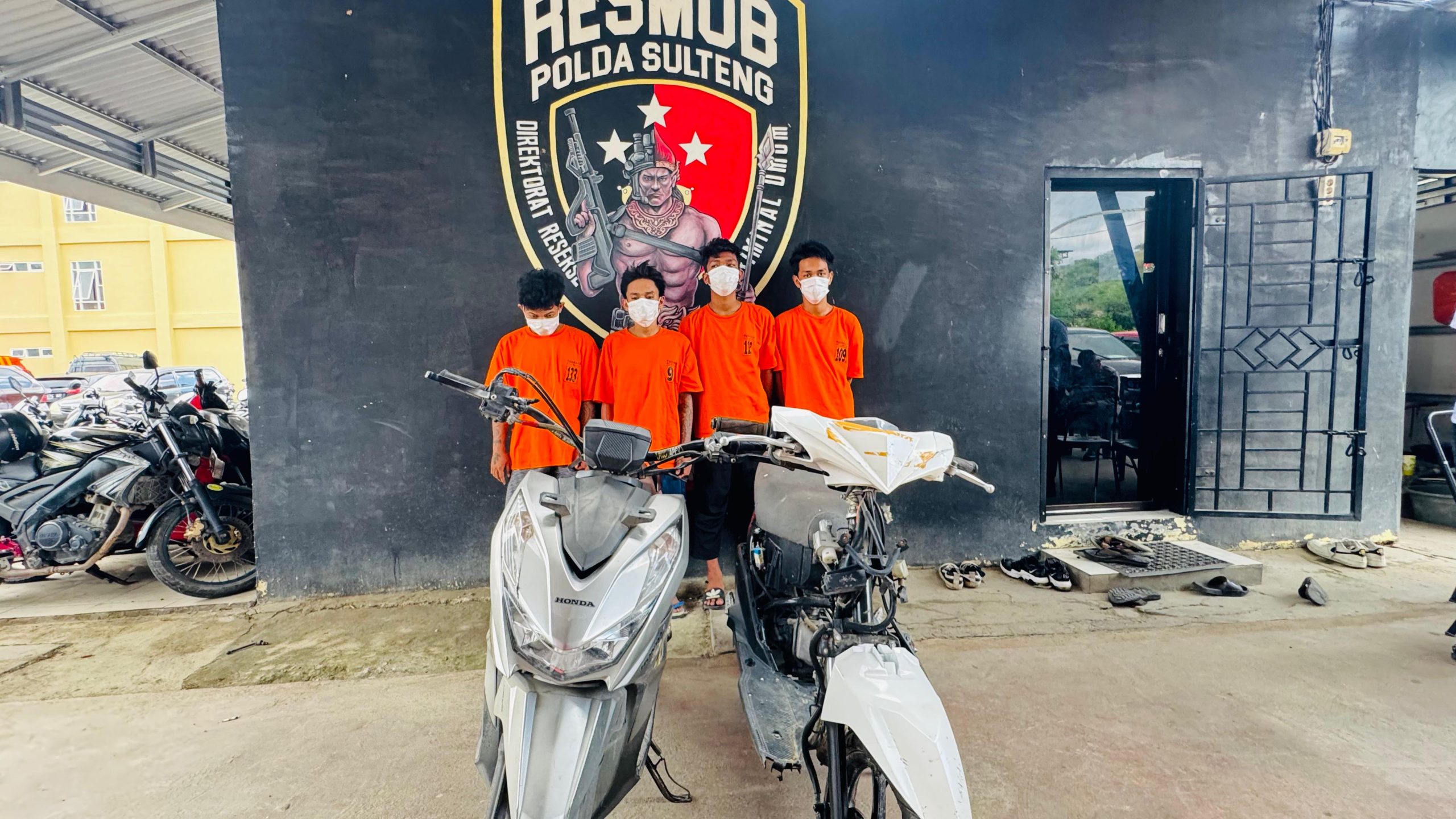 Polda Sulteng Bongkar Modus Sindikat Curanmor, Empat Residivis Beraksi di 36 TKP