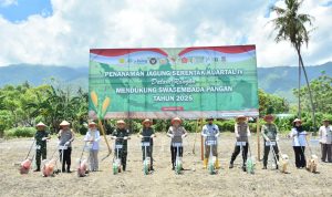 Polri dan Petani Bersinergi Perkuat Ketahanan Pangan di Sulteng