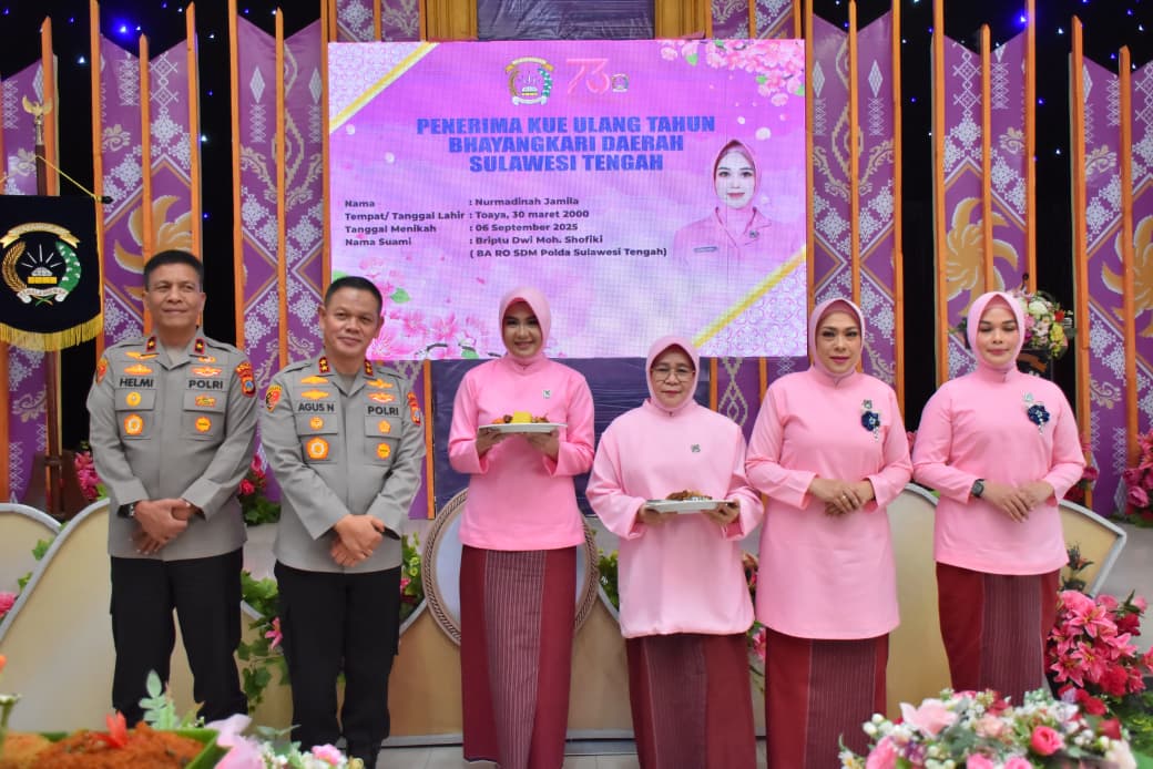 Kapolda Sulteng: Bhayangkari Adalah Kekuatan Moral di Balik Polri Presisi