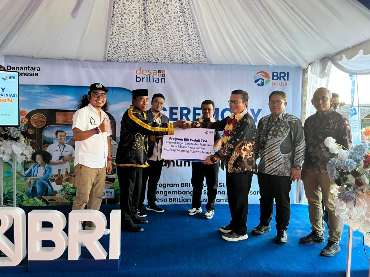 BRI Dorong Kemandirian Ekonomi Sausu Tambu Lewat Program Desa BRILiaN 2025