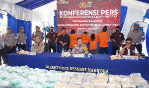 Jaringan Malaysia Terbongkar: Polda Sulteng Sita 60 Kilogram Sabu di Donggala